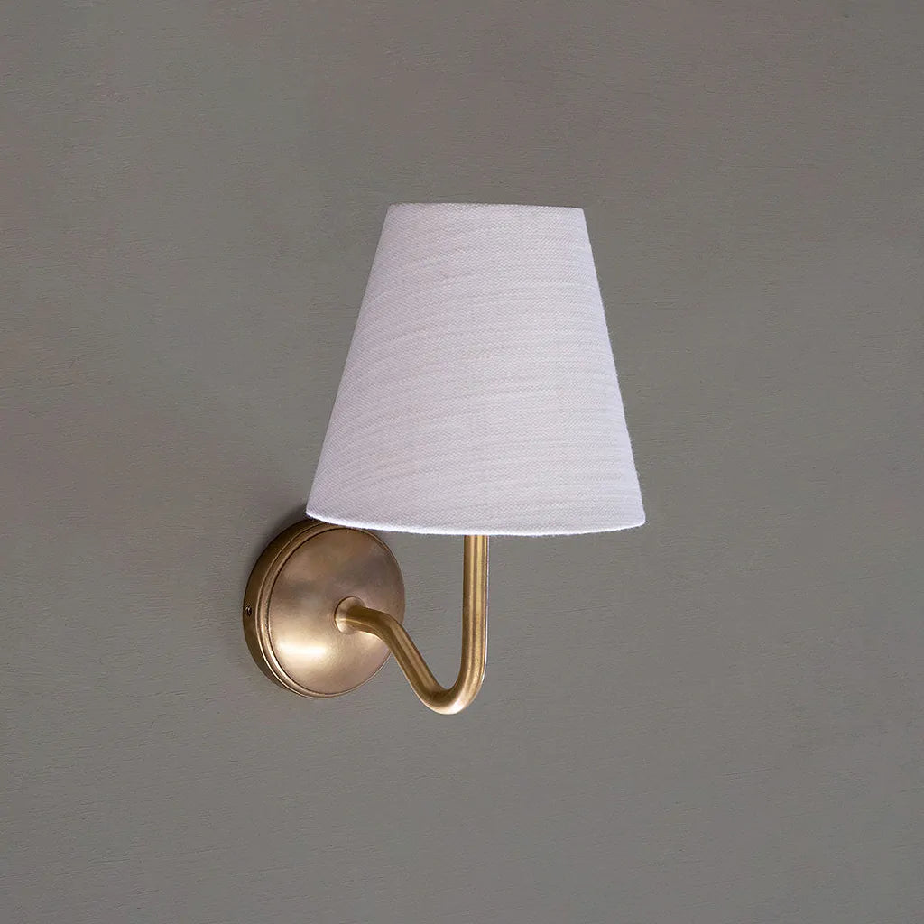 Malvern Liten Vegglampe Alabaster Hvit