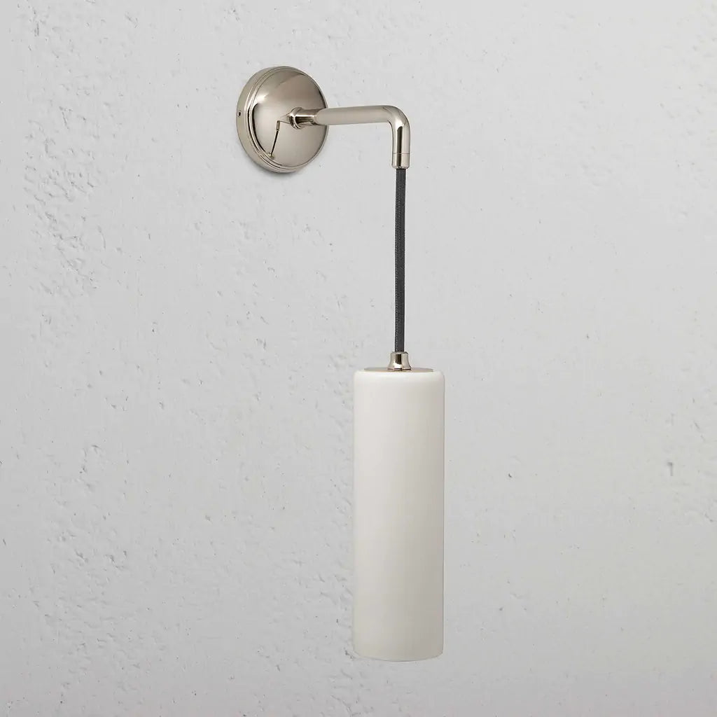 Claremont Liten Hengende Vegglampe I Fin Porselen