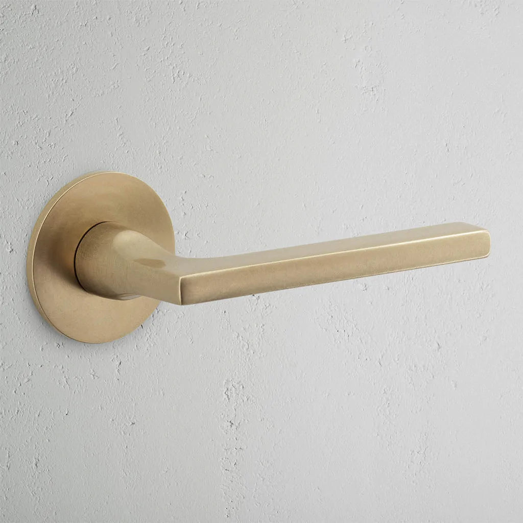Clayton Flush Rose Sprung Door Handle
