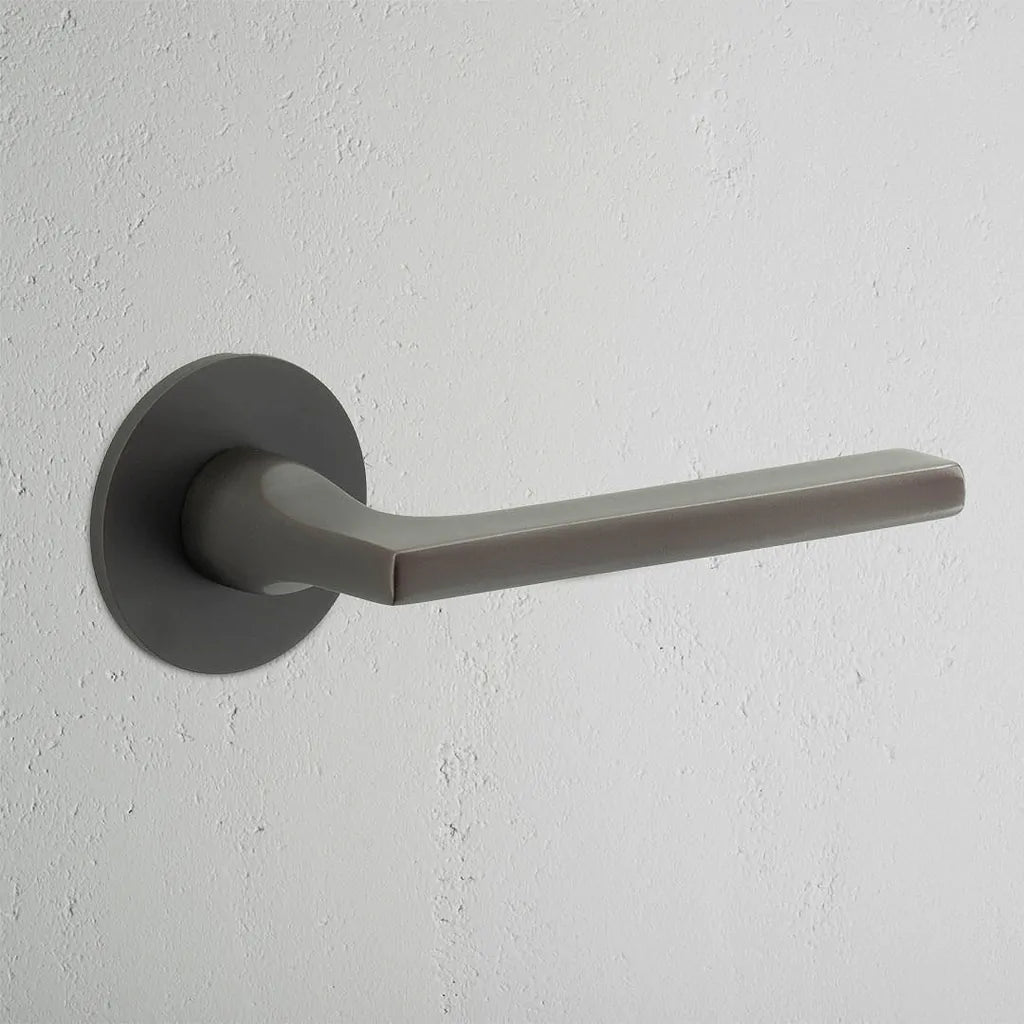 Clayton Flush Rose Sprung Door Handle