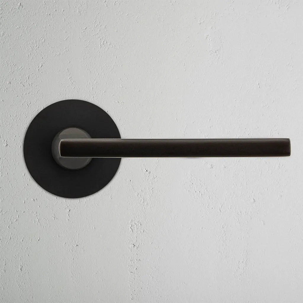 Clayton Flush Rose Sprung Door Handle