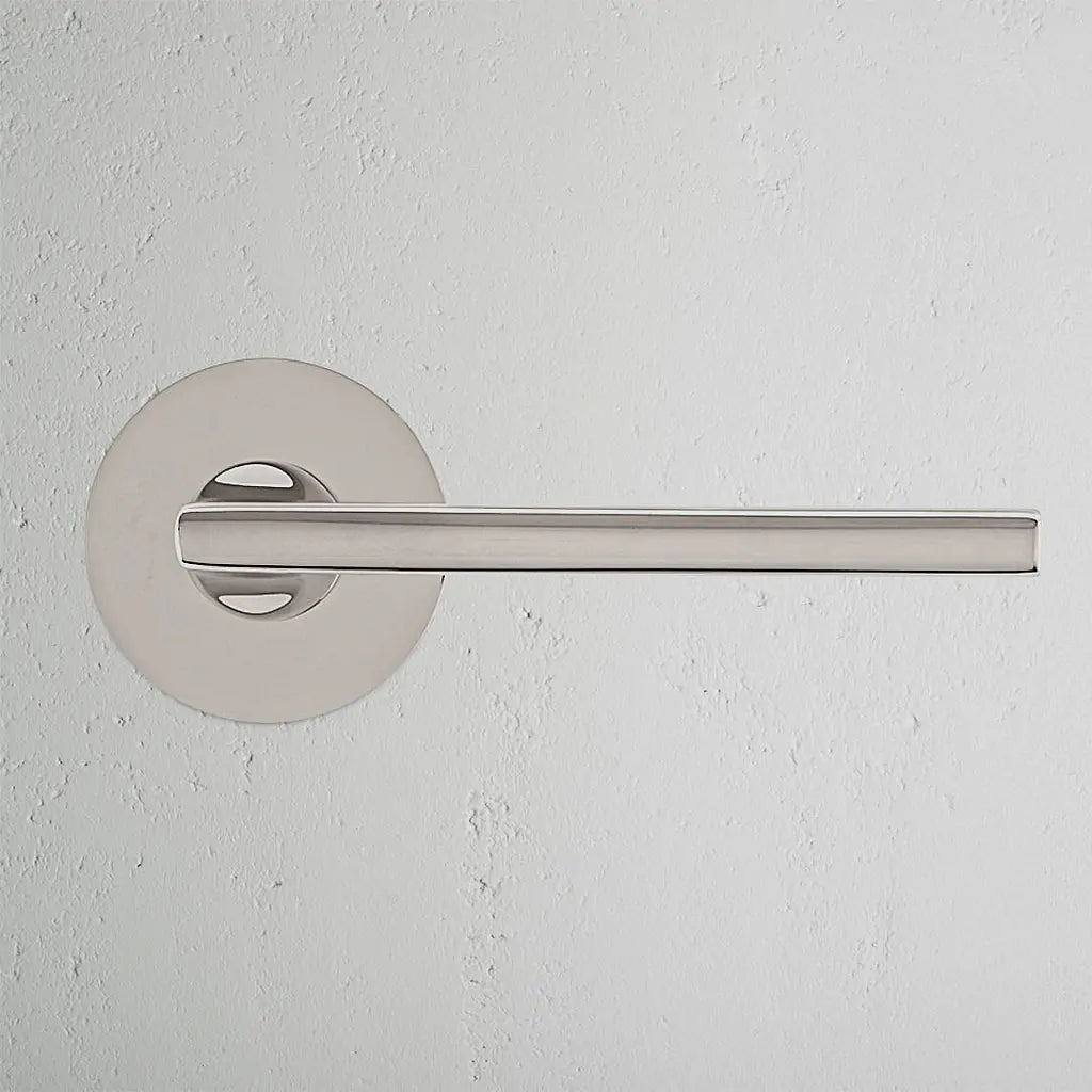 Clayton Flush Rose Sprung Door Handle