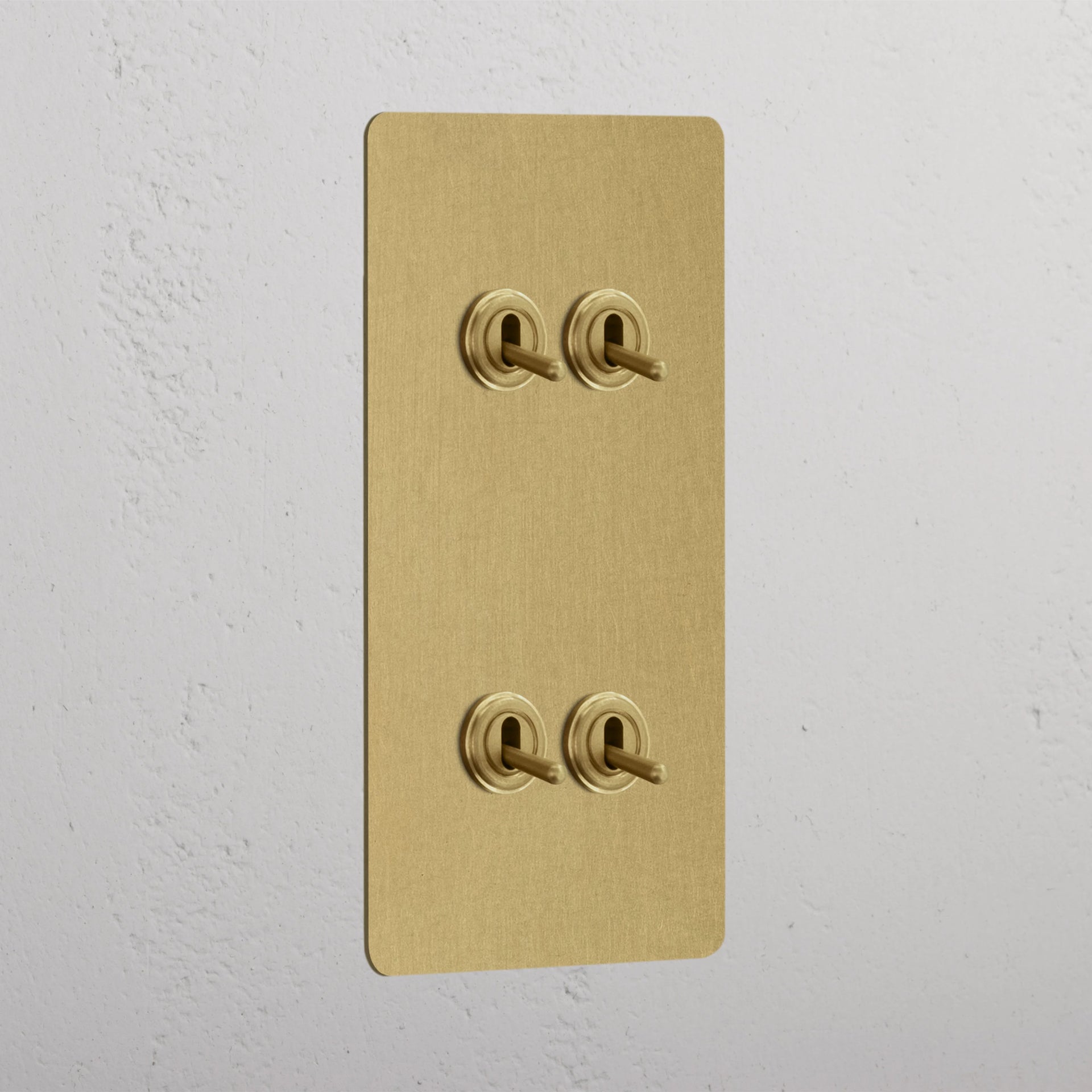 Double 4x Vertical Toggle Switch