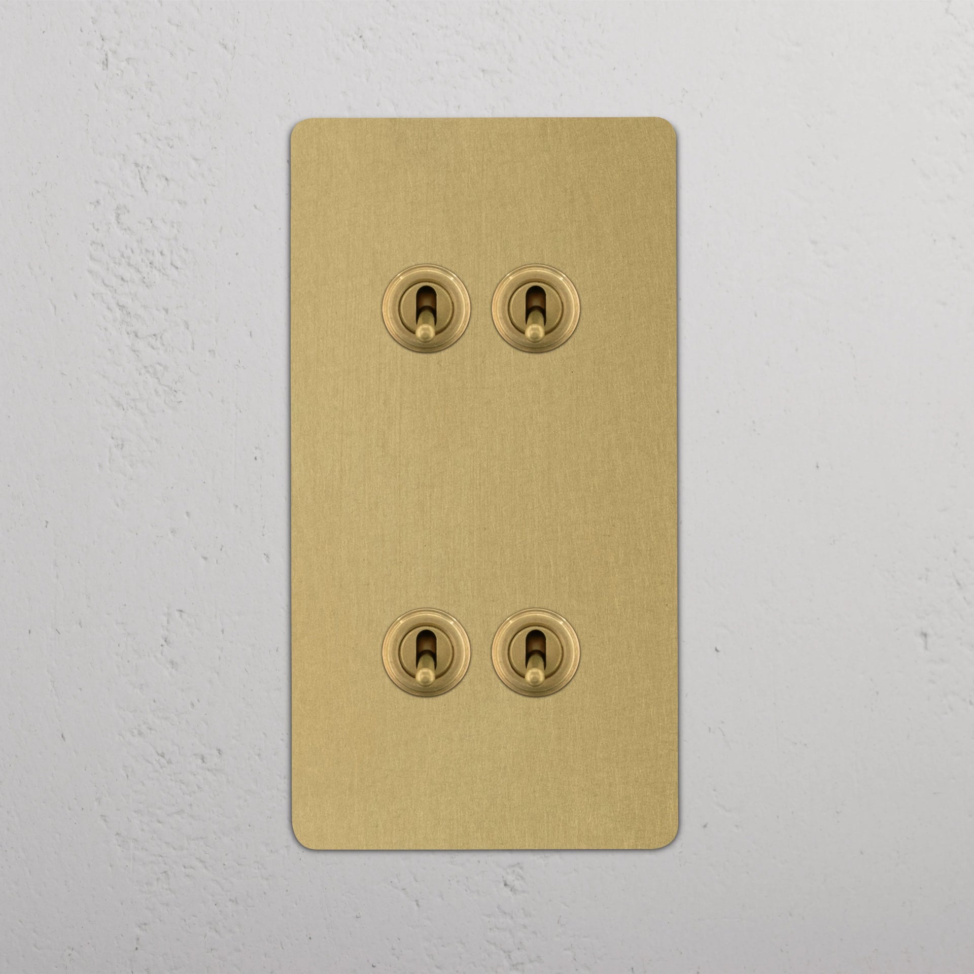 Double 4x Vertical Toggle Switch