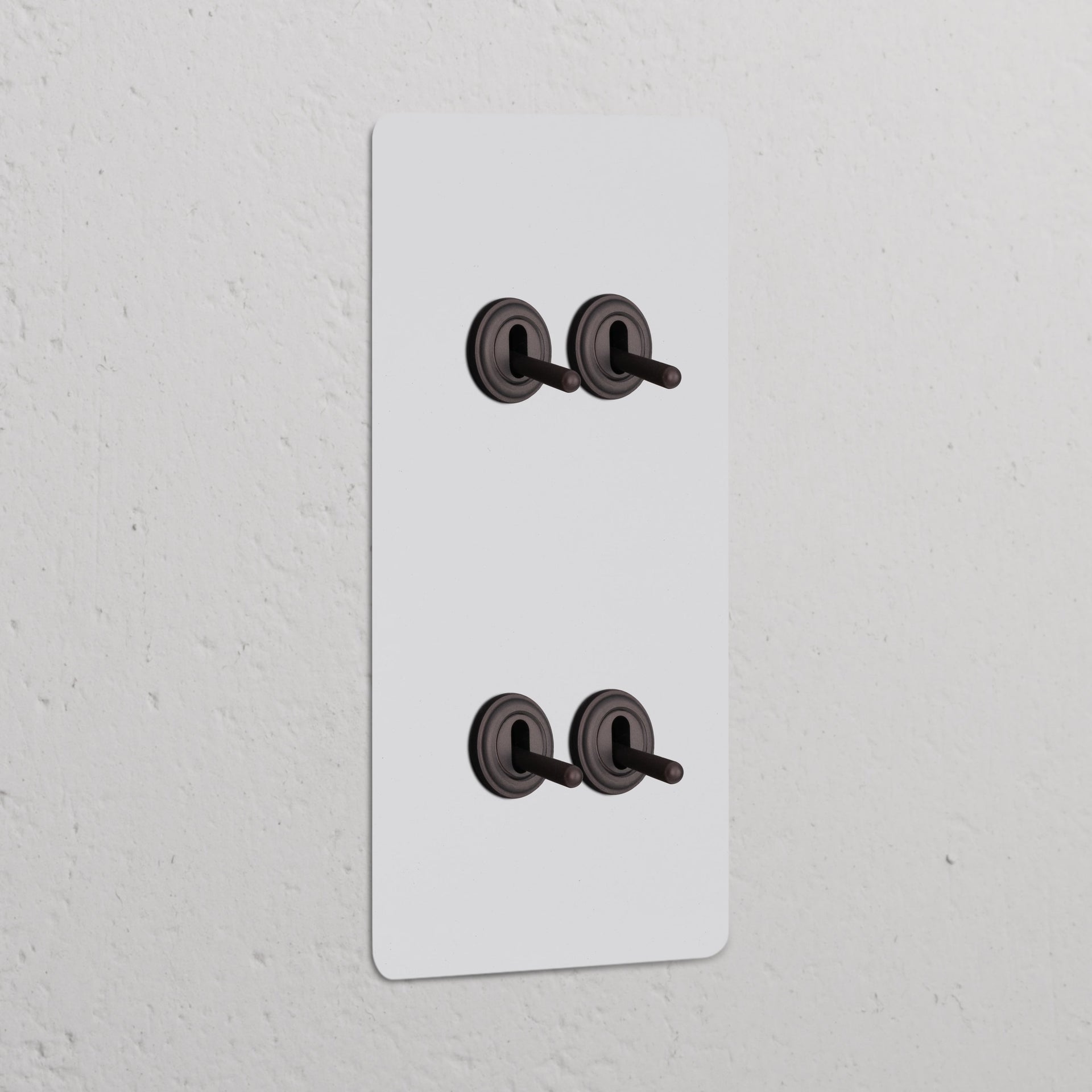 Double 4x Vertical Toggle Switch