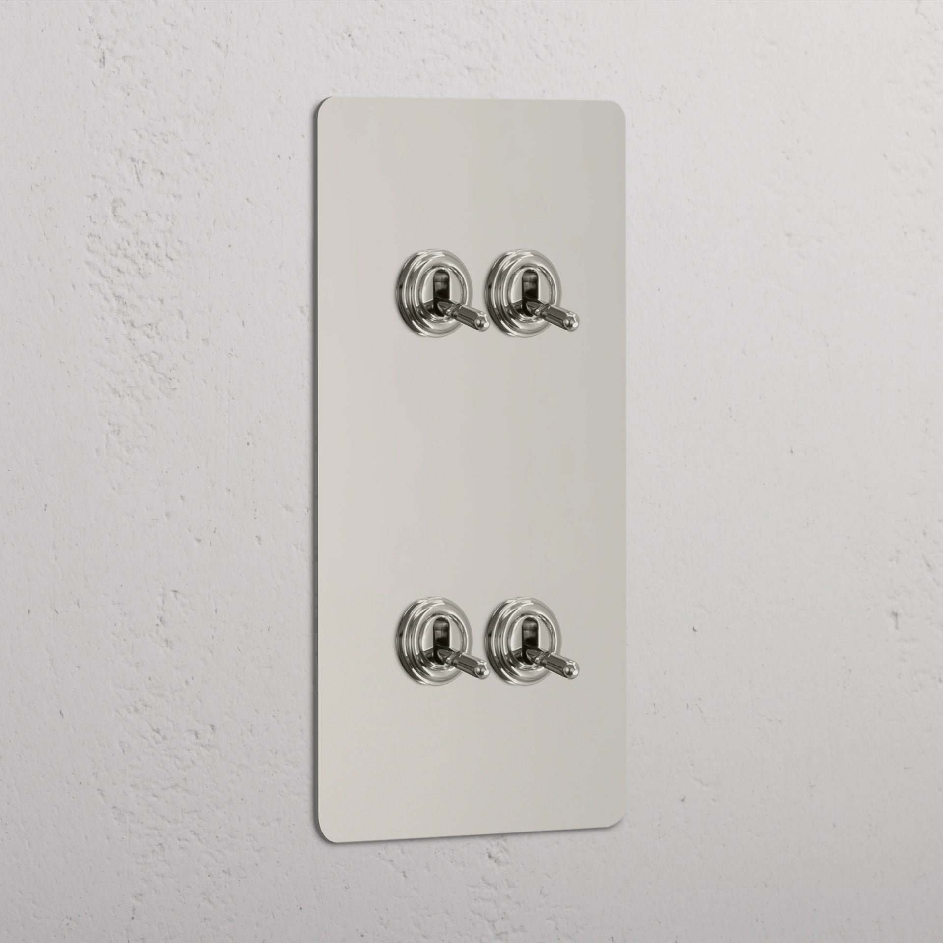 Double 4x Vertical Toggle Switch
