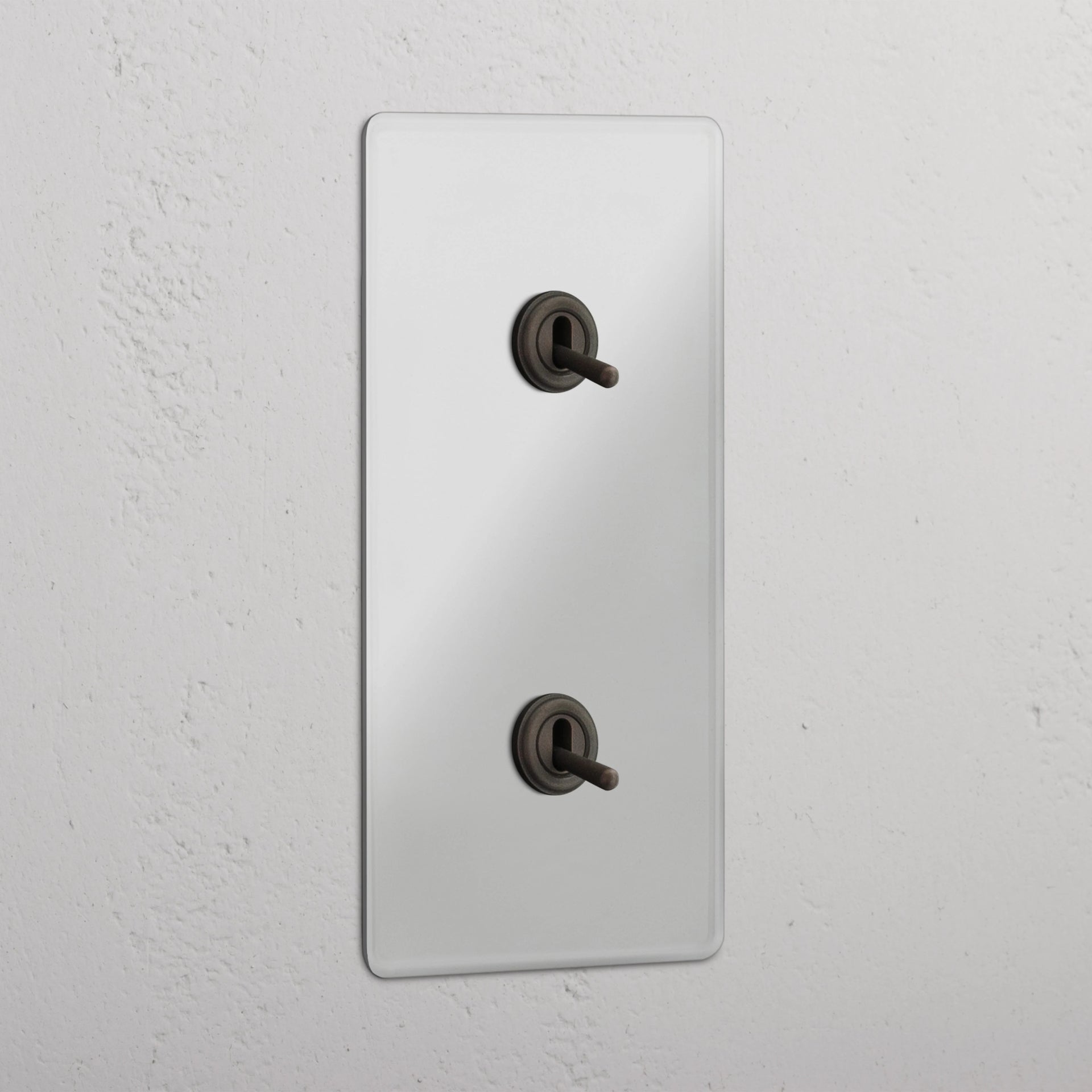 Double 2x Vertical Toggle Switch
