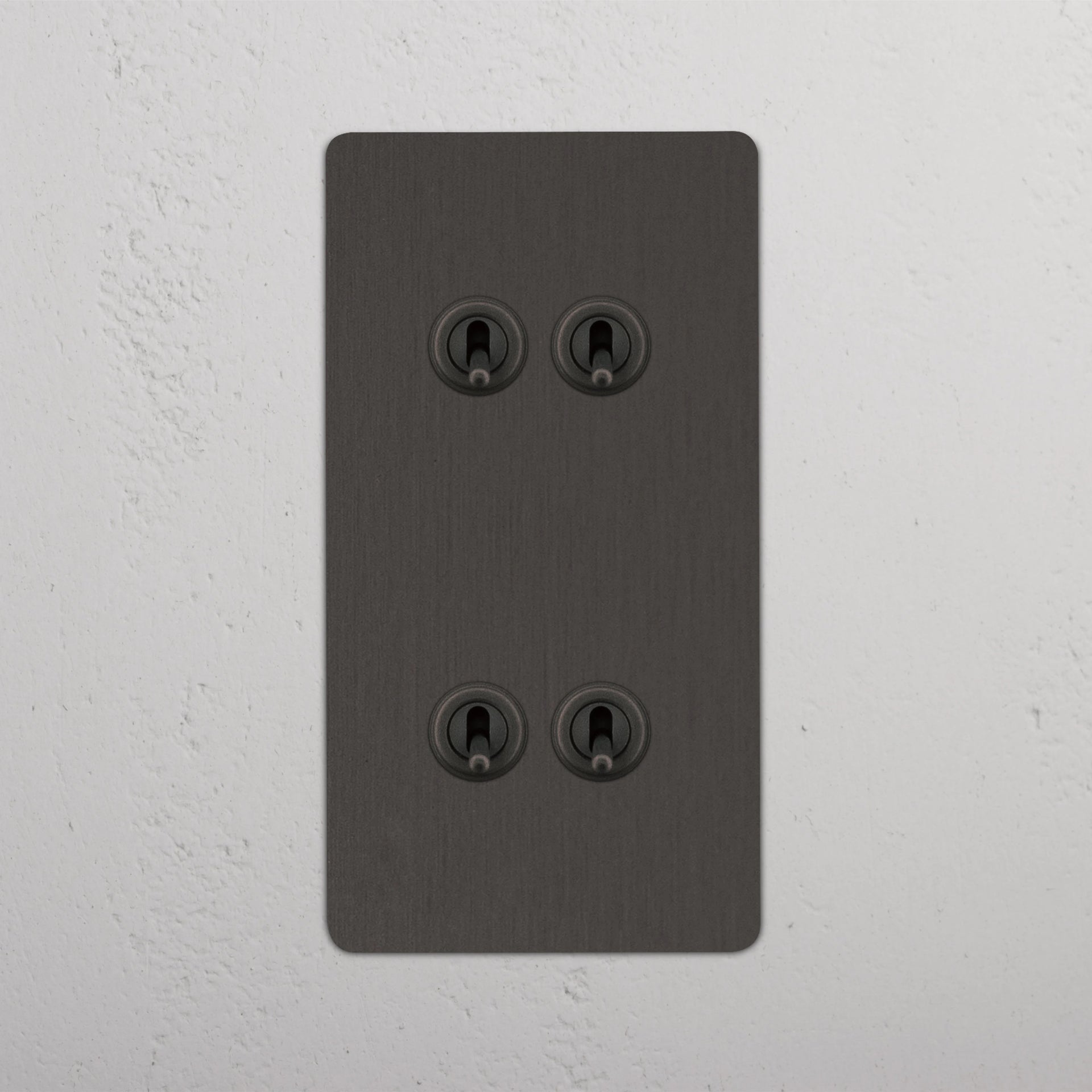 Double 4x Vertical Toggle Switch