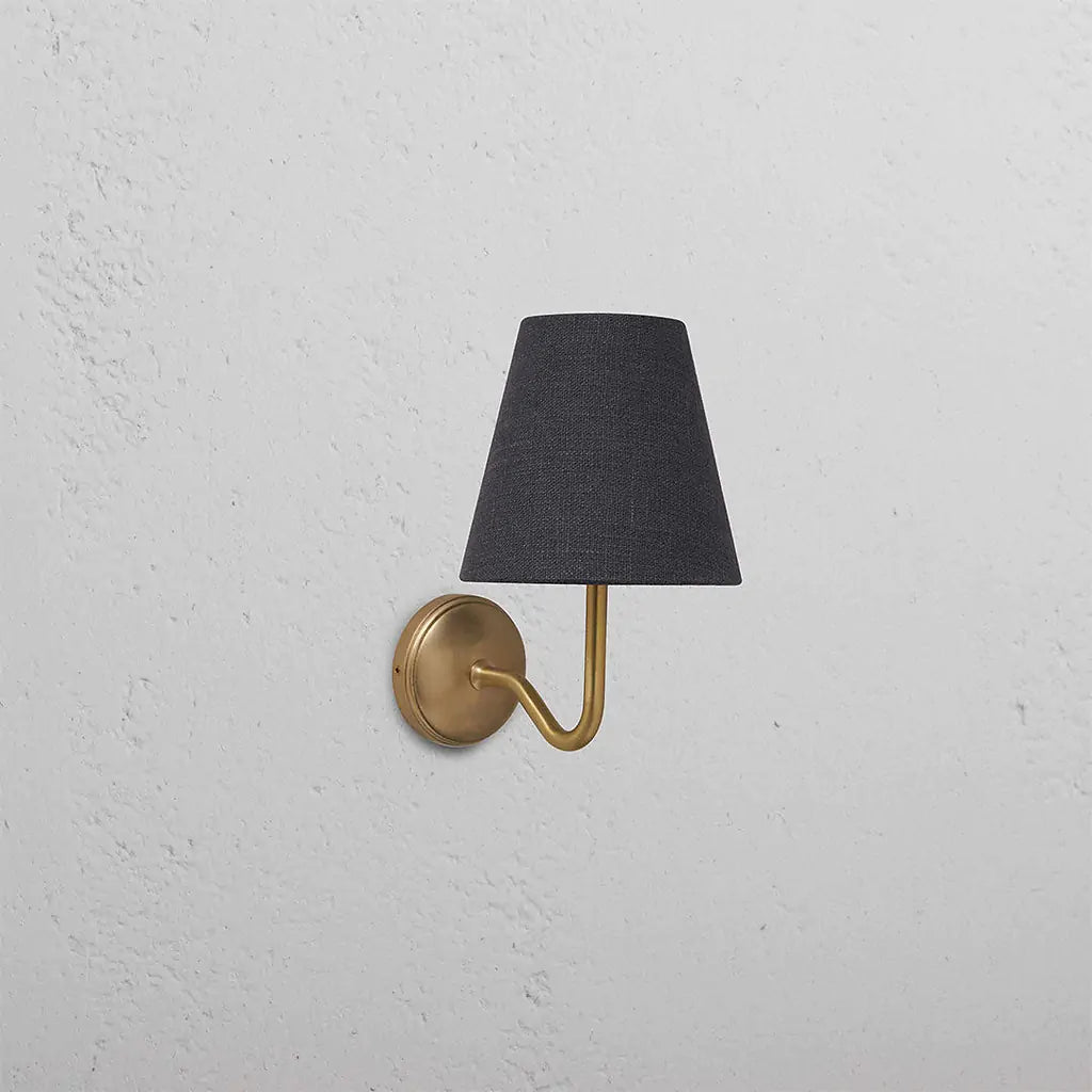 Malvern Liten Vegglampe Basaltgrå