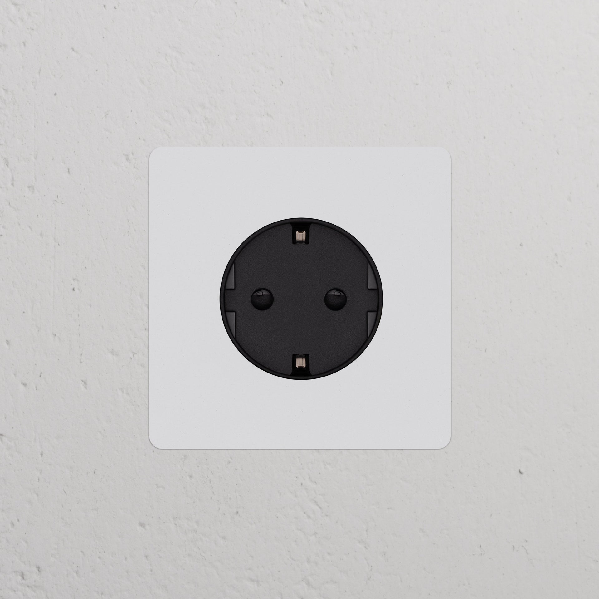 Single Schuko Module Round