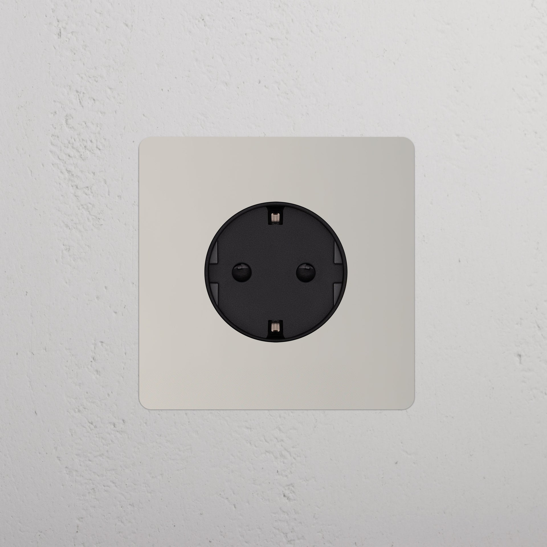 Single Schuko Module Round