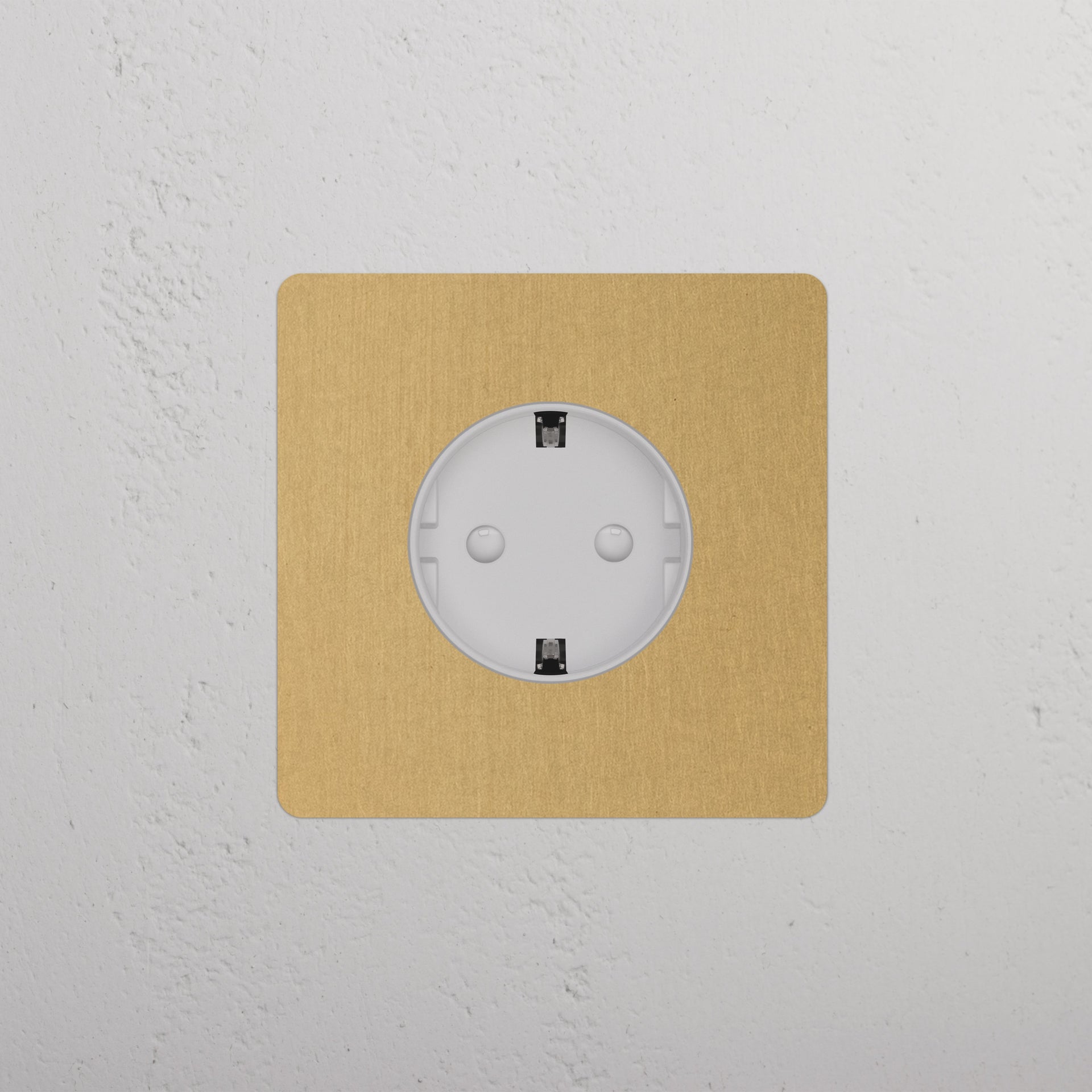 Single Schuko Module Round