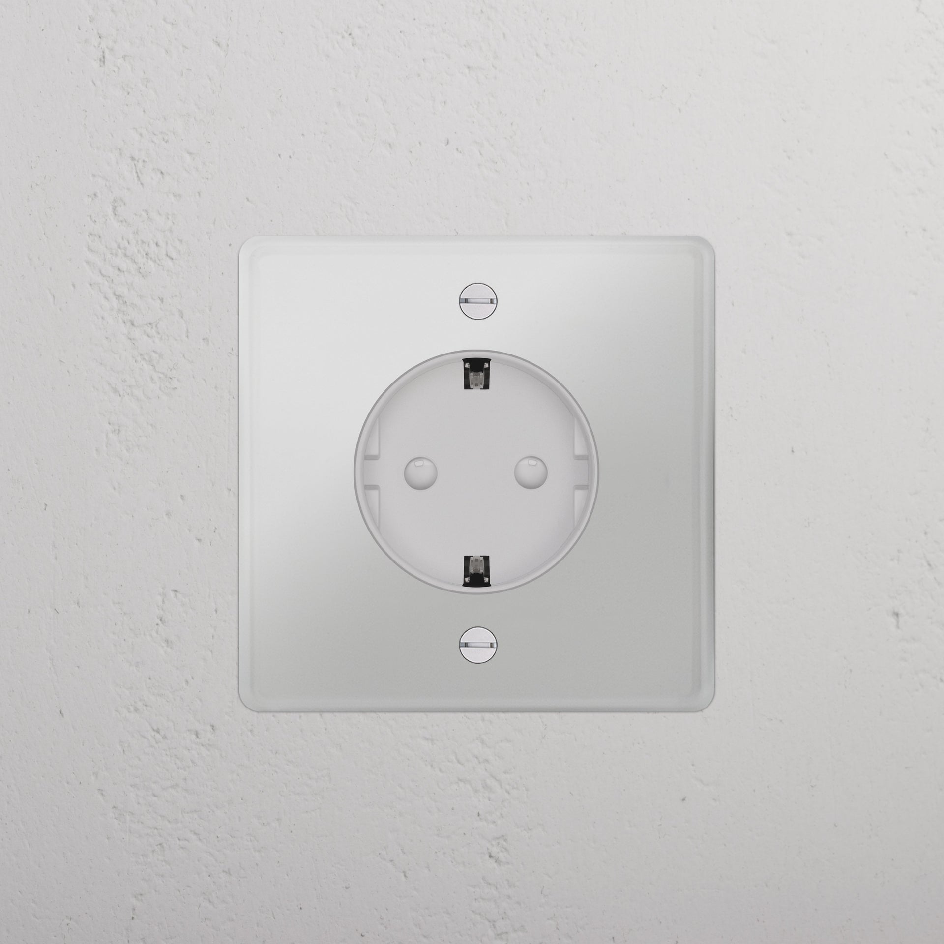 Single Schuko Module Round