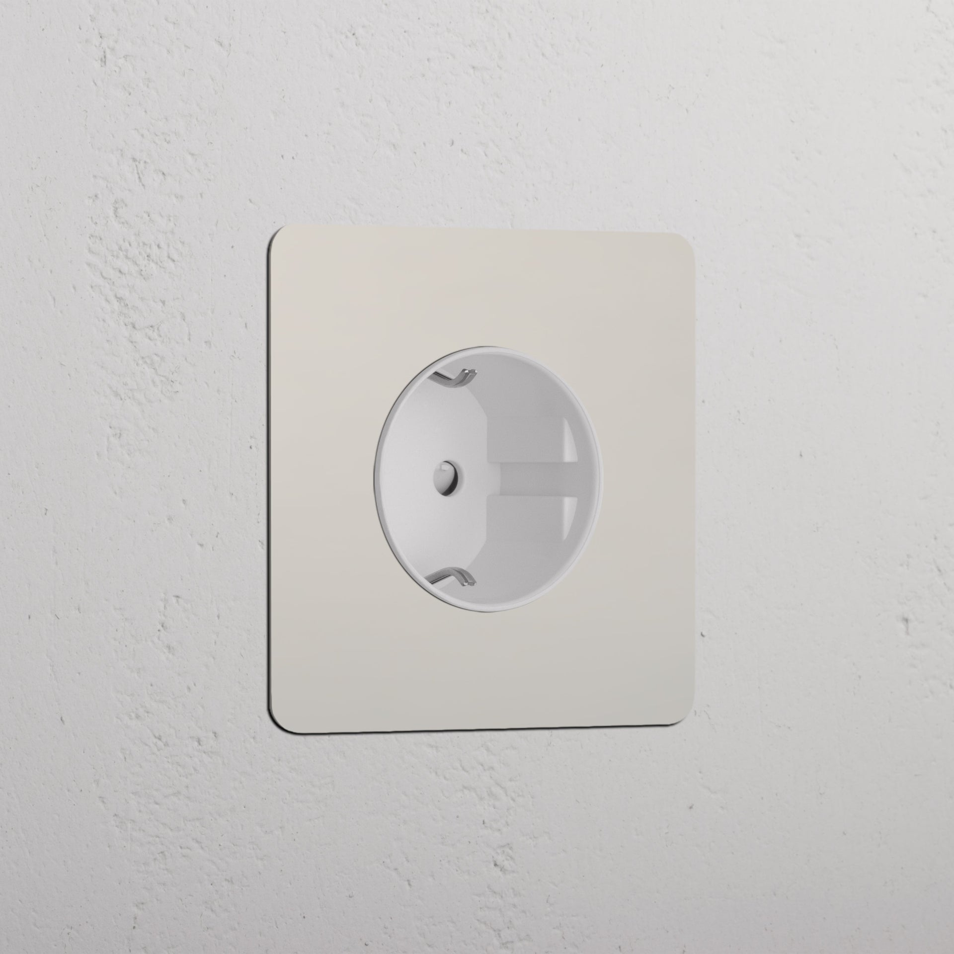 Single Schuko Module Round