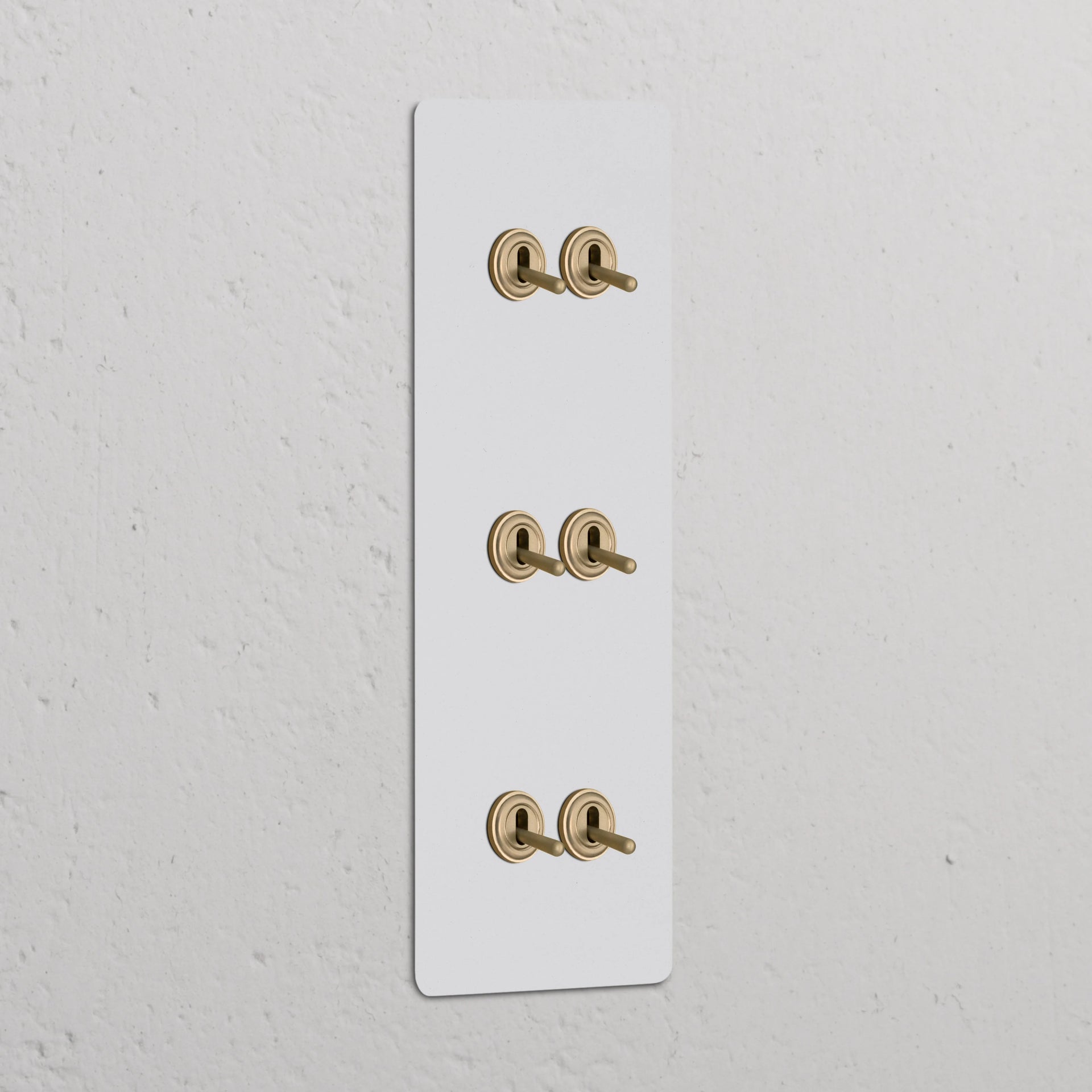 Triple 6x Vertical Toggle Switch
