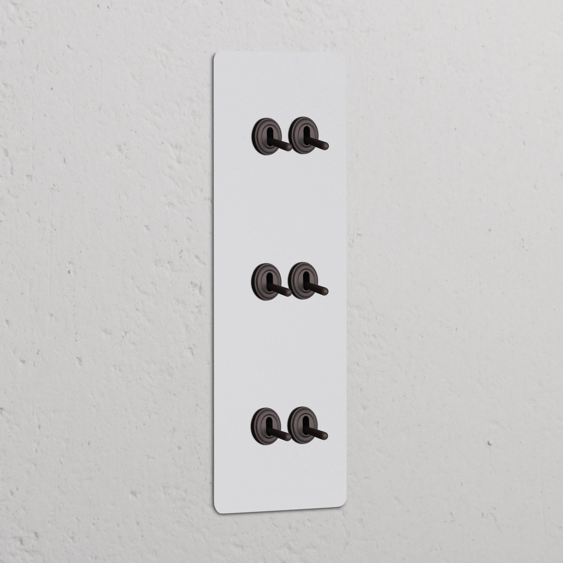 Triple 6x Vertical Toggle Switch