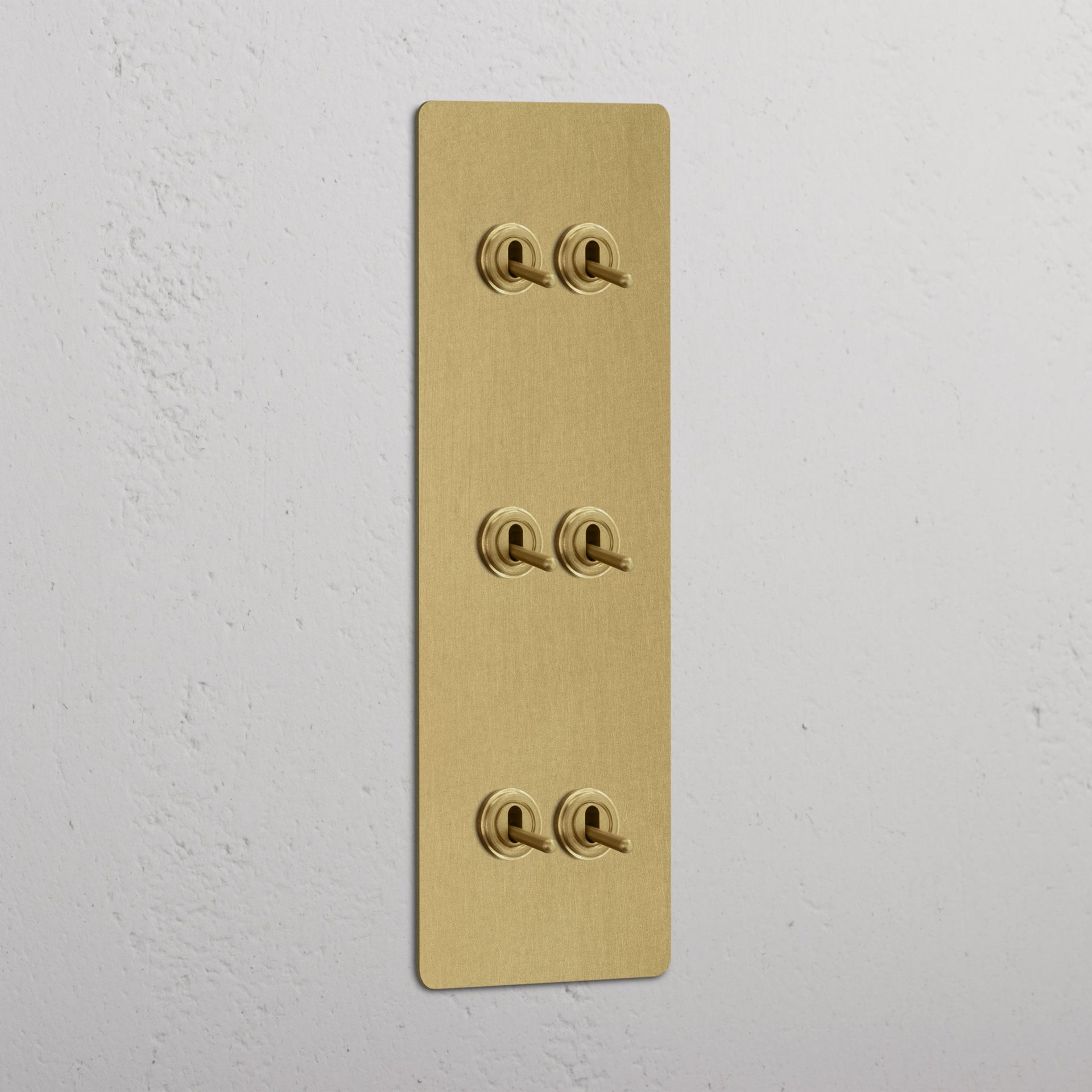 Triple 6x Vertical Toggle Switch