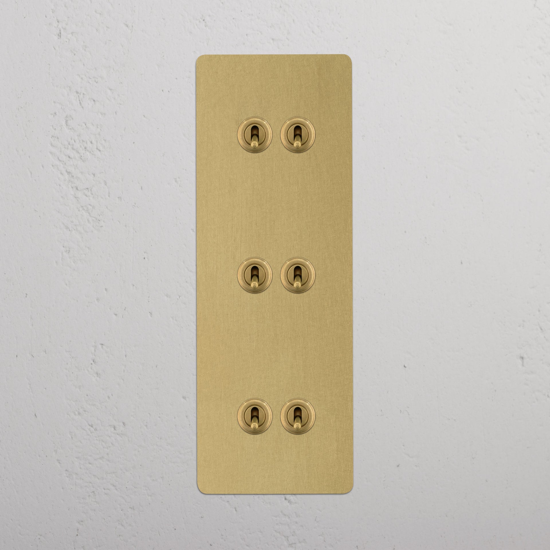 Triple 6x Vertical Toggle Switch