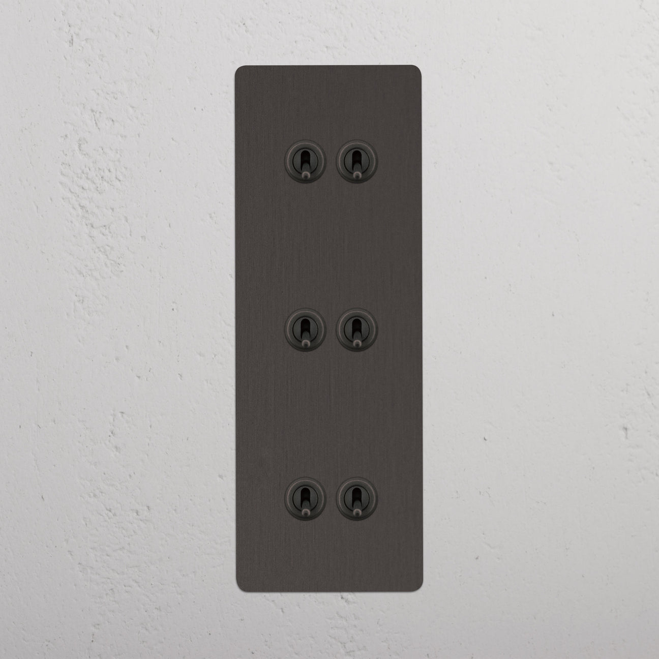 Triple 6x Vertical Toggle Switch