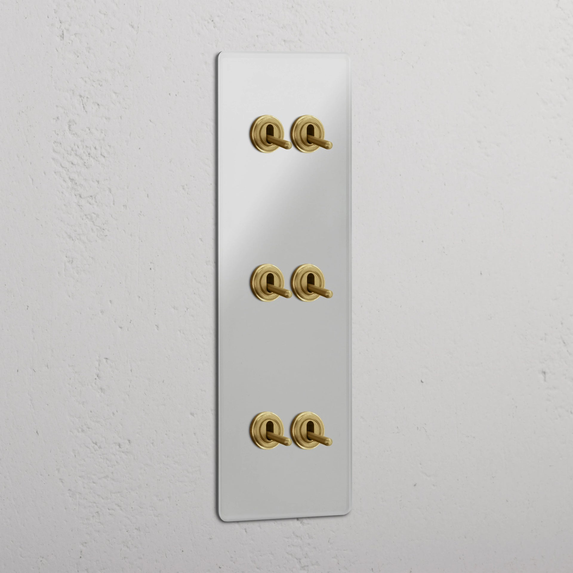 Triple 6x Vertical Toggle Switch