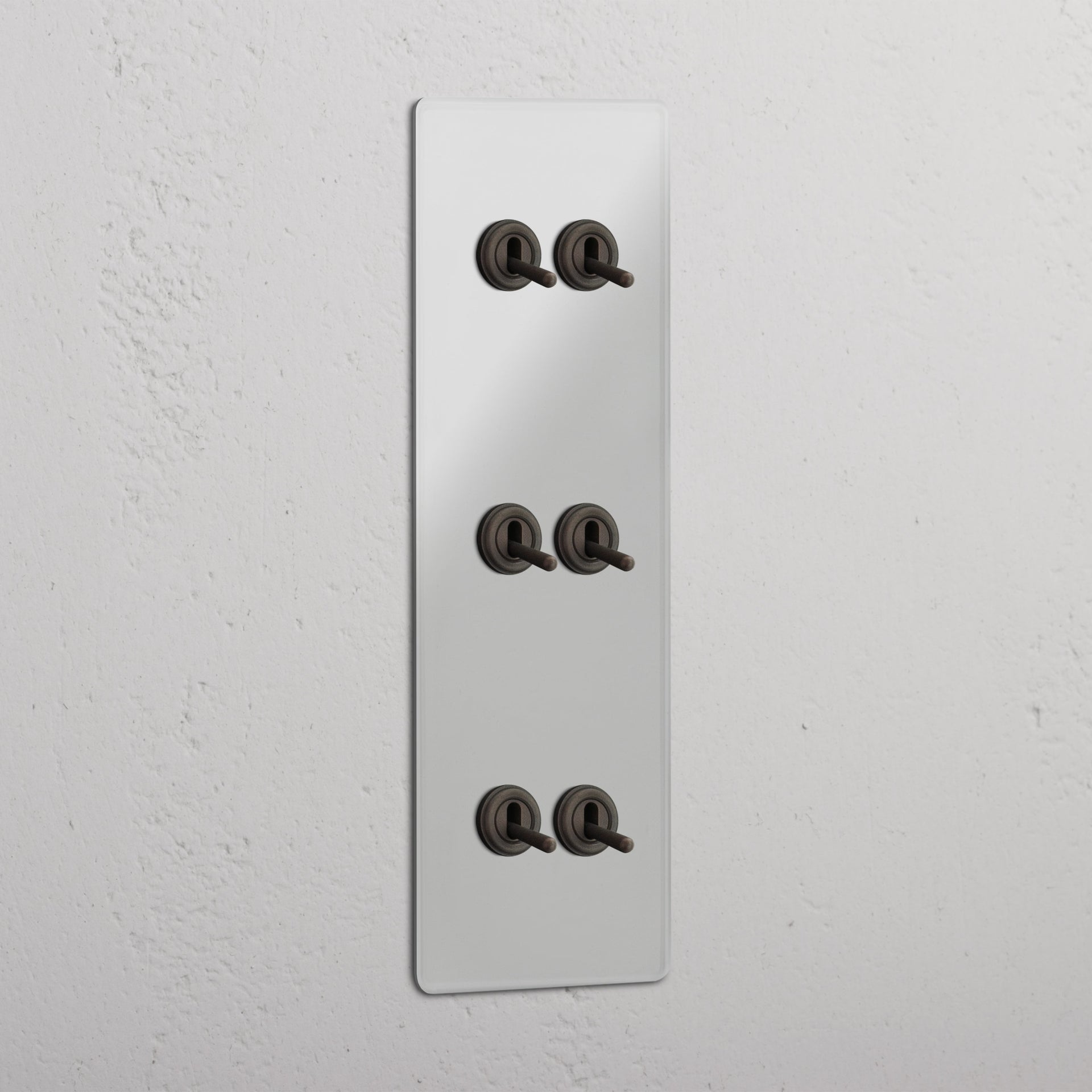 Triple 6x Vertical Toggle Switch