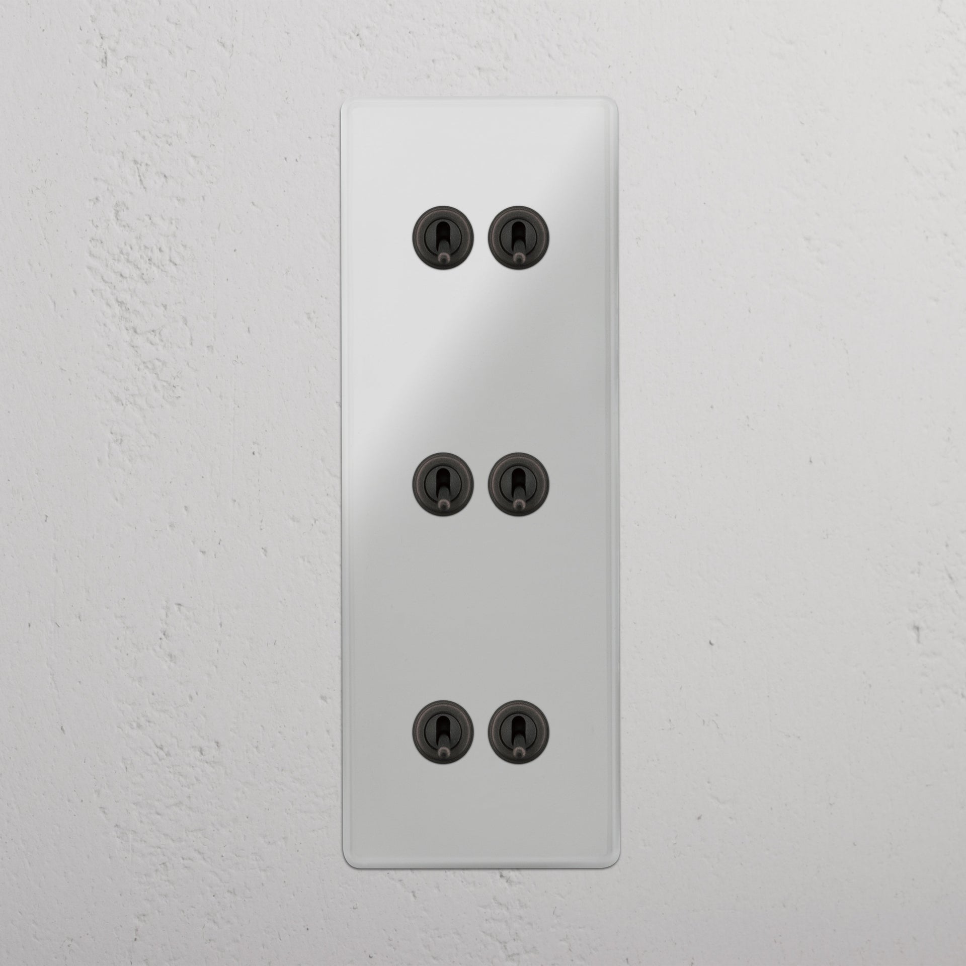 Triple 6x Vertical Toggle Switch