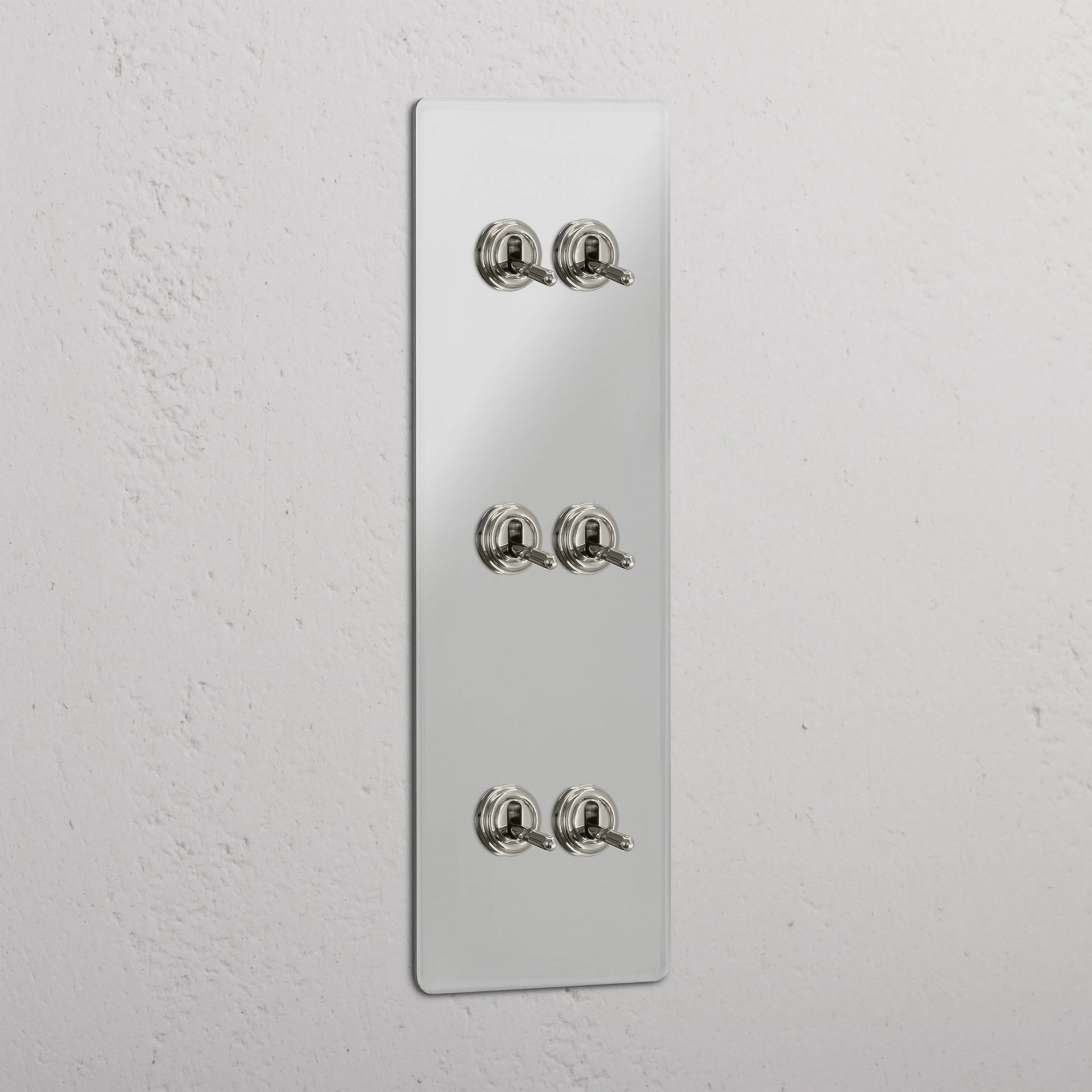 Triple 6x Vertical Toggle Switch