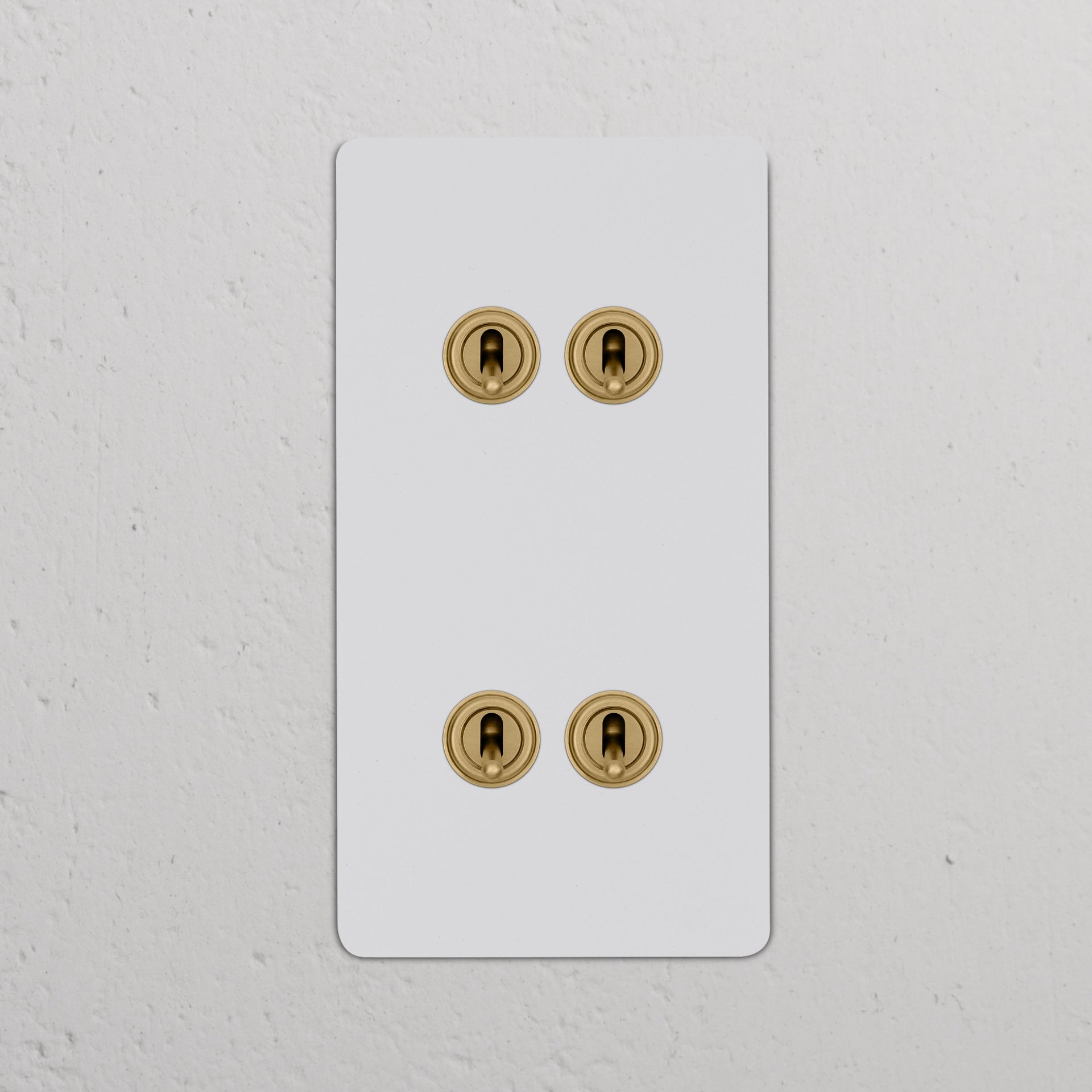 Double 4x Vertical Toggle Switch