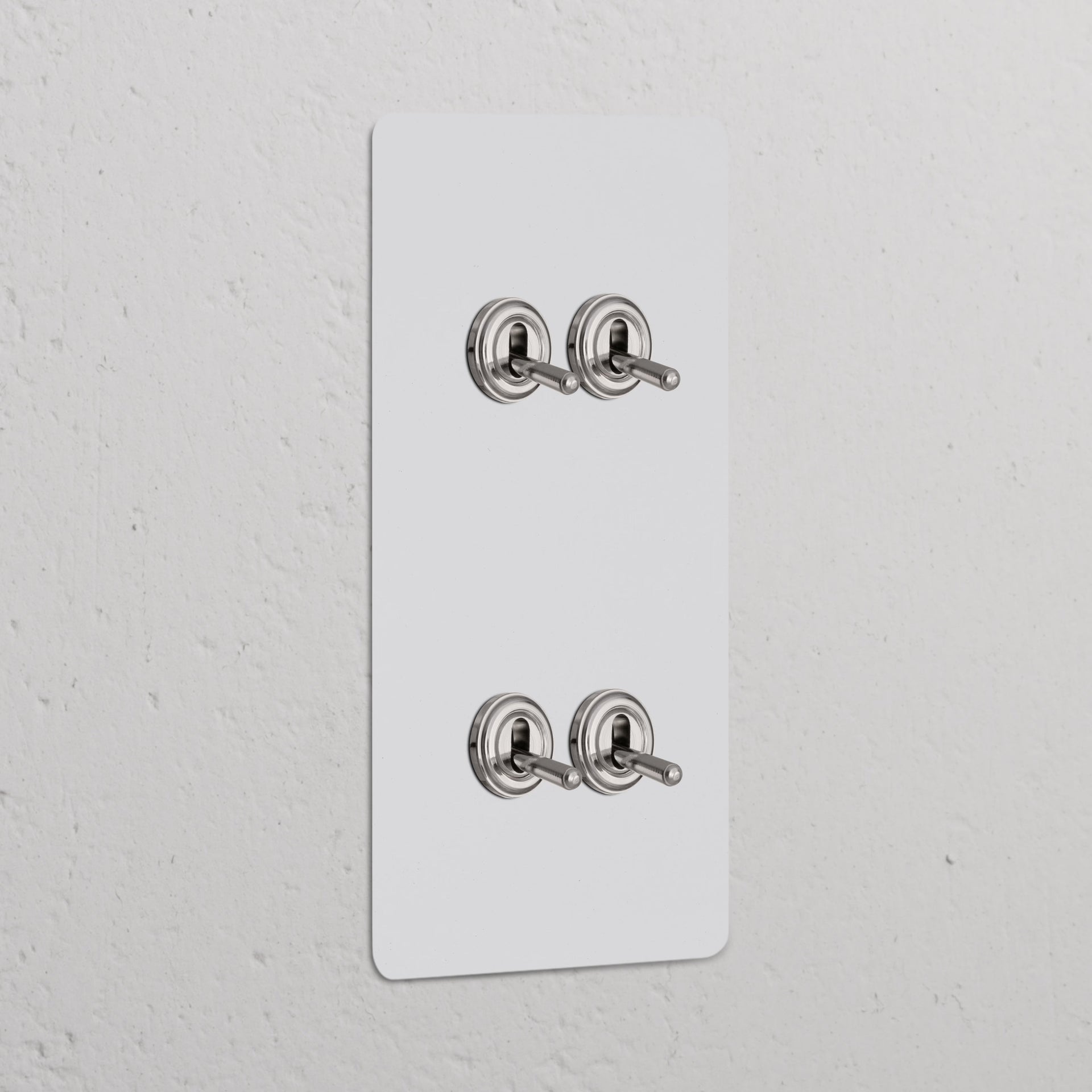Double 4x Vertical Toggle Switch